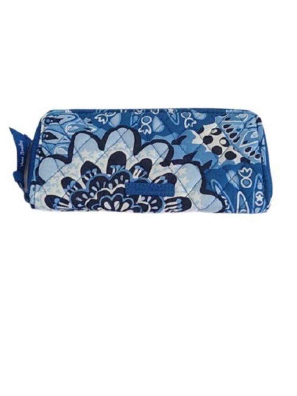 Vera Bradley Accordion Wallet, Blue Star Medallion